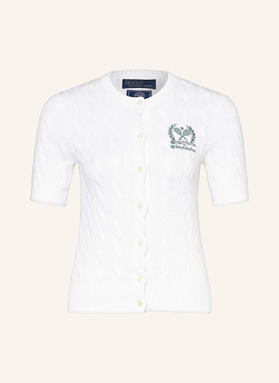 POLO RALPH LAUREN Strickjacke WEISS