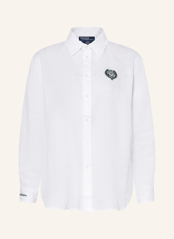 POLO RALPH LAUREN Hemdbluse aus Leinen WEISS