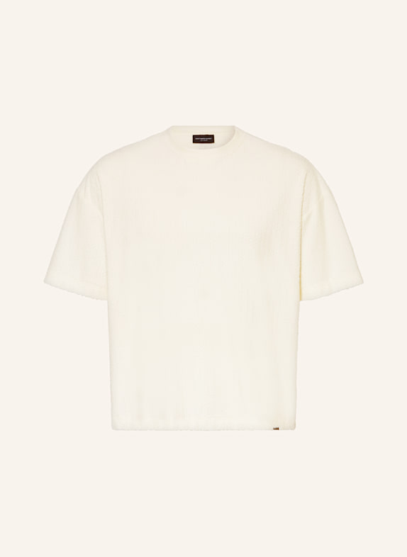 don't waste culture Bouclé T-shirt ZEPHYRA CREAM