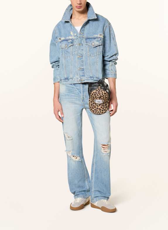 COLE BUXTON Slim fit destroyed jeans 400 BLUE