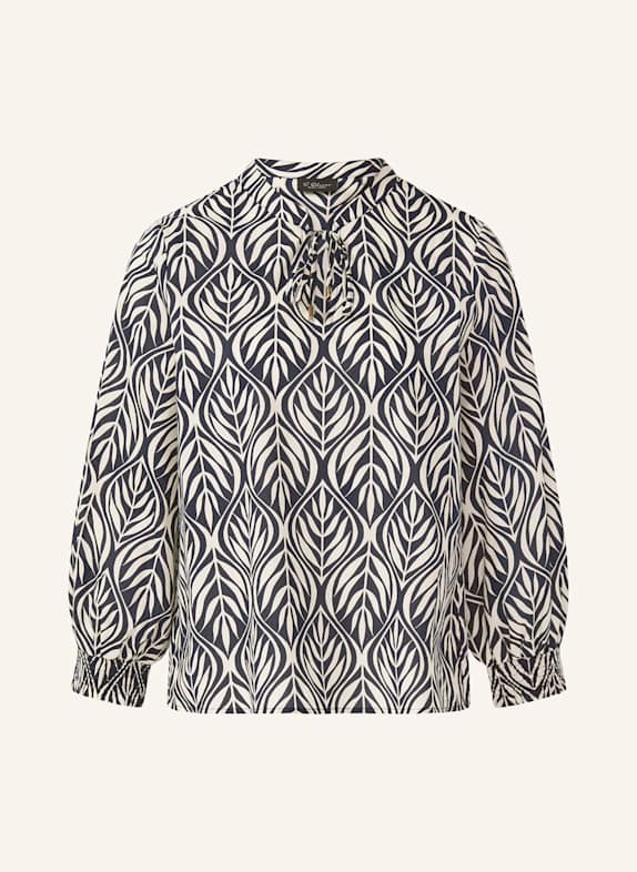 s.Oliver BLACK LABEL Blusenshirt DUNKELBLAU/ ECRU