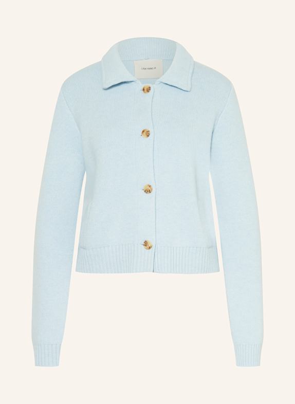 LISA YANG cools badge hoodie LIGHT BLUE