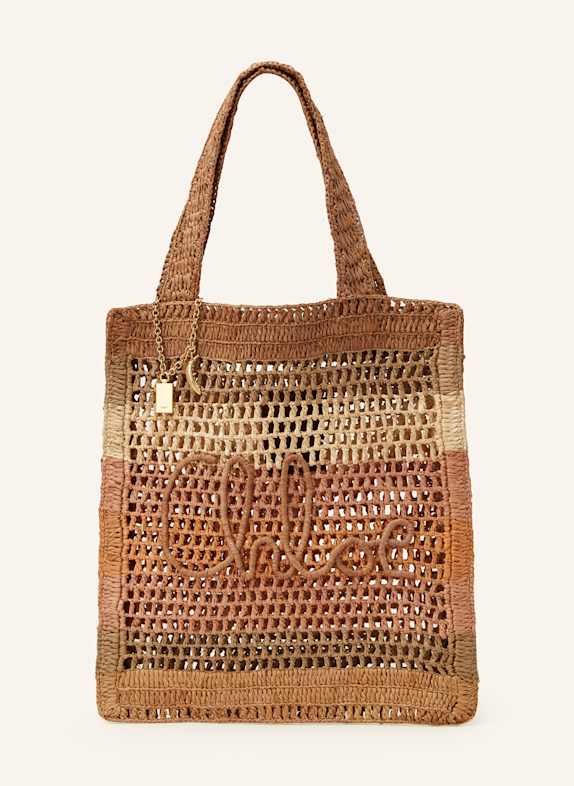 Chloé Raffia-Shopper SUMMER BANANA Multicolor Beige 1
