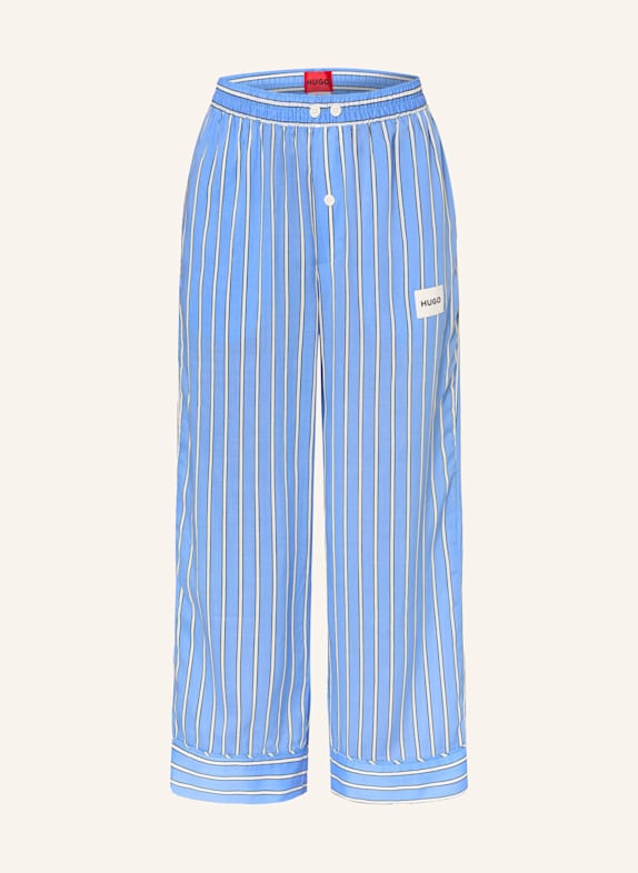 HUGO Spodnie od piżamy KLEO NIEBIESKI/ BIAŁY