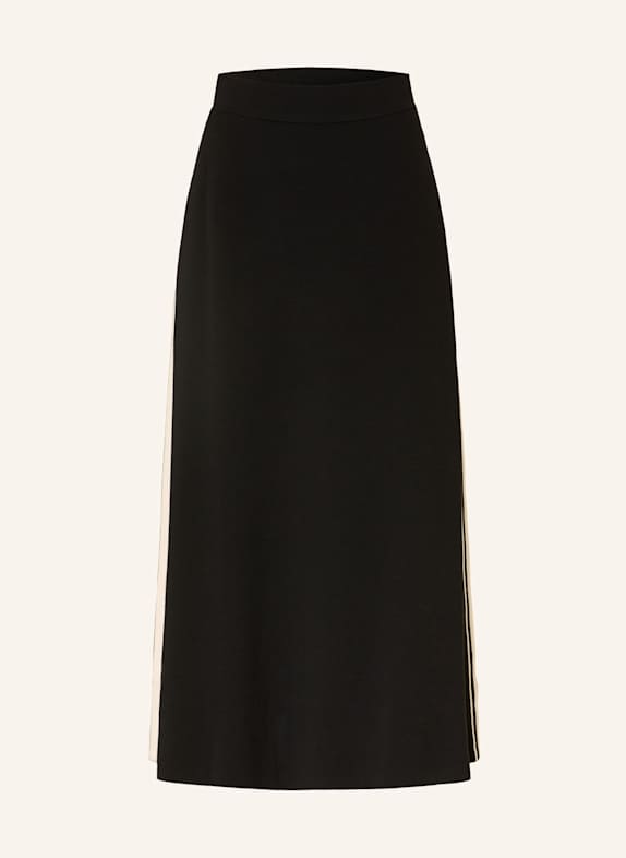 ELENA MIRO Strickrock SCHWARZ/ WEISS