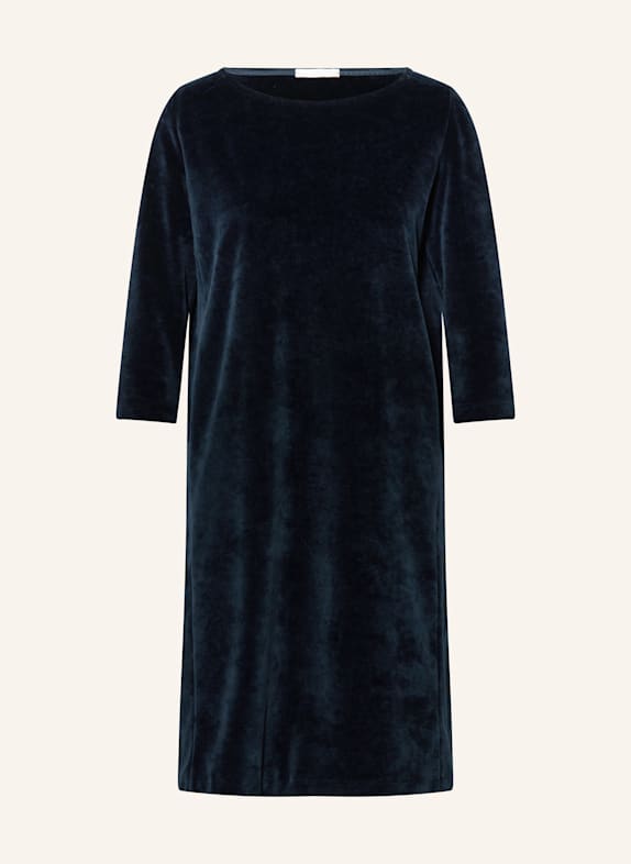 CIRCOLO 1901 Samtkleid mit 3/4-Arm DUNKELBLAU
