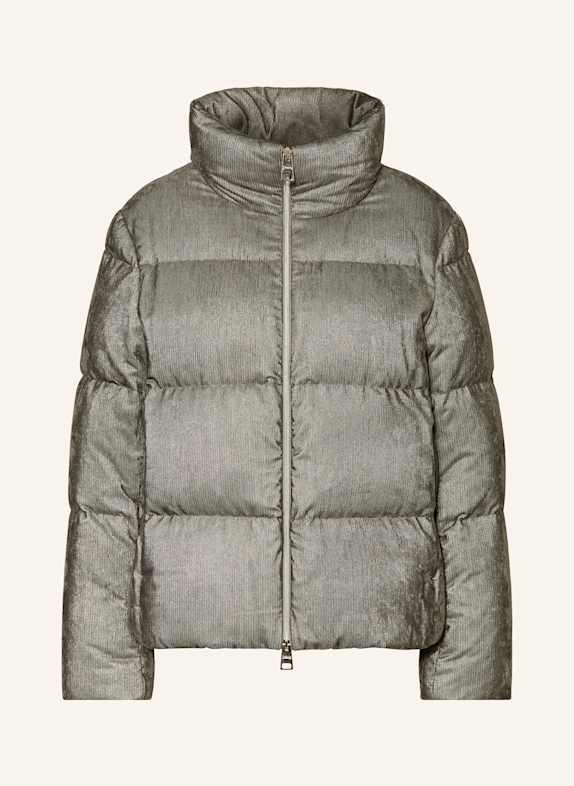 HERNO Jacke PIUMINO mit Glitzergarn GRAU/ SILBER