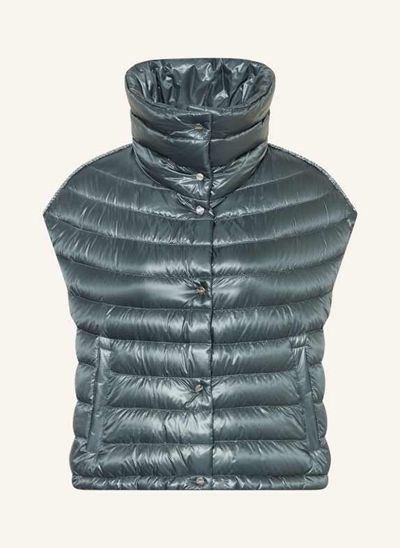HERNO Steppweste mit Pailletten BLAU