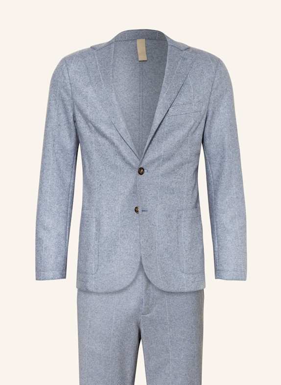 eleventy Anzug Extra Slim Fit BLAUGRAU/ WEISS