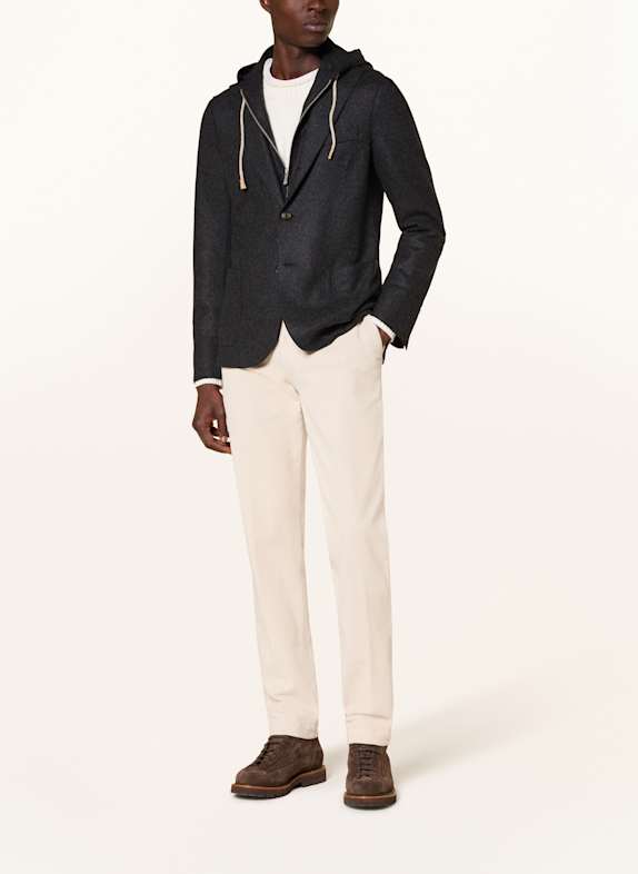 eleventy Marynarka extra slim fit CZARNY