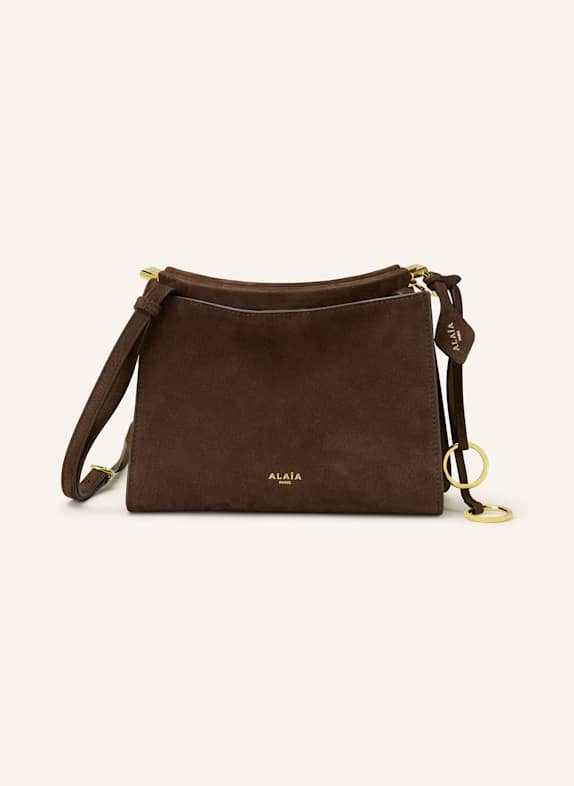 ALAÏA Umhängetasche LE CLICK DUNKELBRAUN
