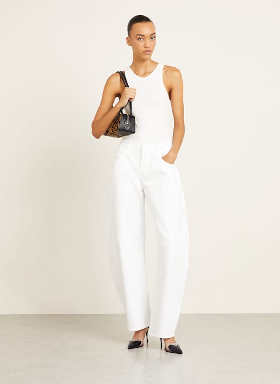 ALAÏA Schoudertas LE TECKEL MEDIUM BRUIN / MARRON FONCÉ