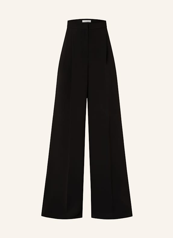 Max Mara LACCATO wide leg trousers BLACK