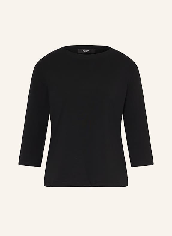 WEEKEND Max Mara Shirt MULTIA with 3/4 sleeves BLACK