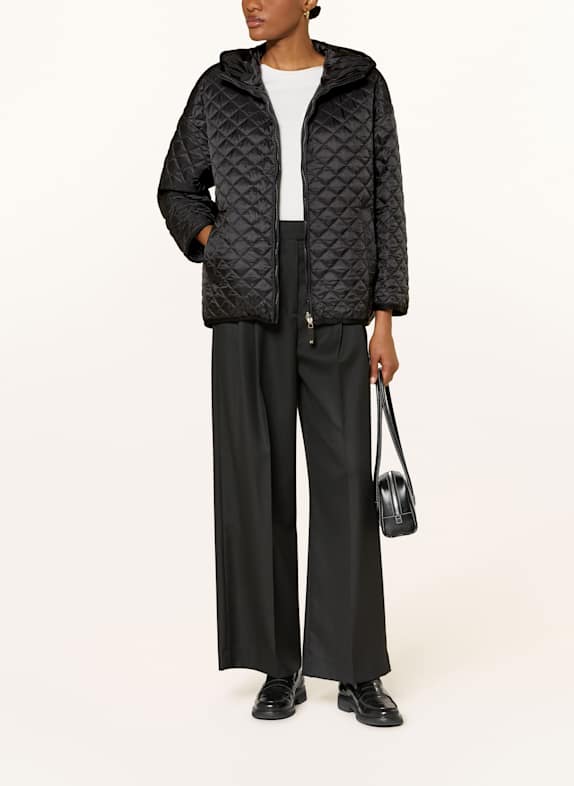 Max Mara The Cube Kurtka pikowana LEO, model dwustronny CZARNY