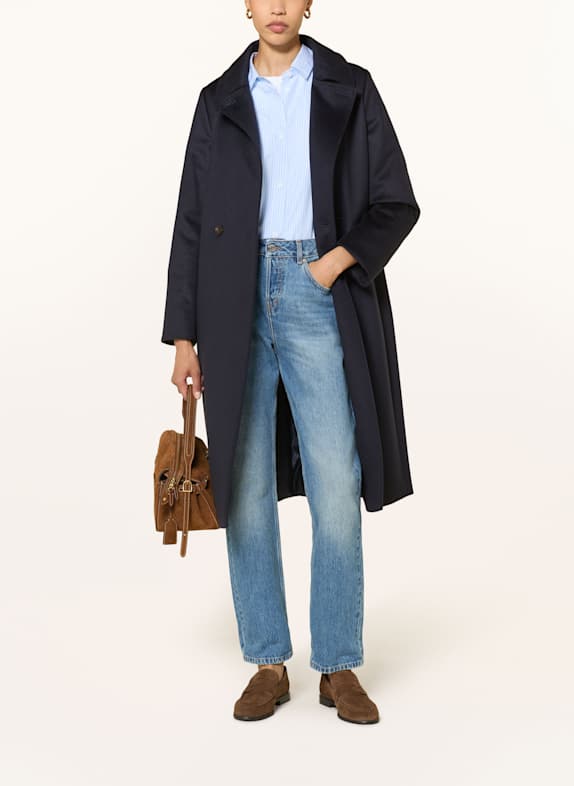Max Mara STUDIO Wollmantel BCOLLAG DUNKELBLAU
