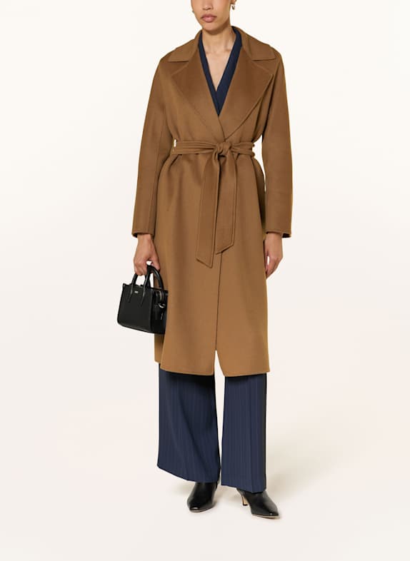 Max Mara STUDIO Wollmantel CLES HELLBRAUN