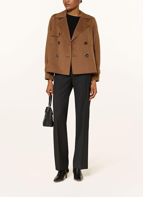 Max Mara STUDIO Trench-Jacke NUPAR COGNAC