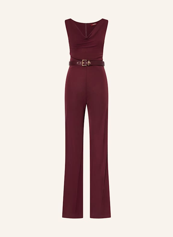 Max Mara STUDIO Jumpsuit MAIELLA DUNKELROT