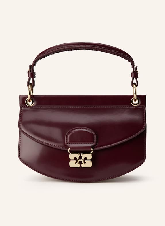 GANNI Handbag APO-G DARK RED
