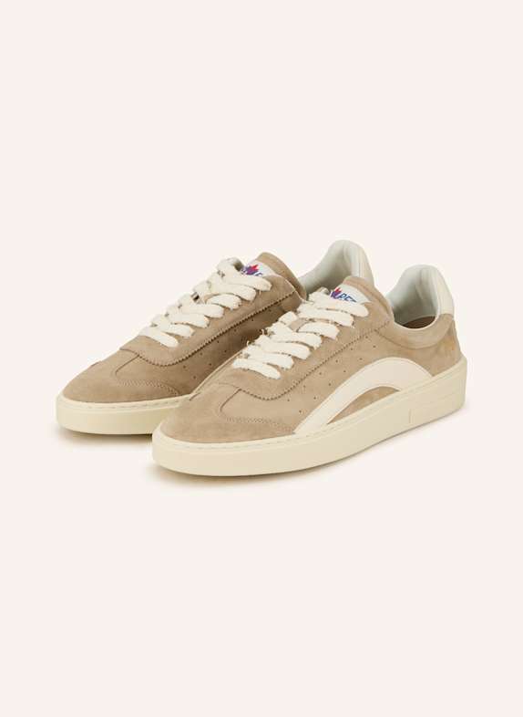 DSQUARED2 Sneakersy SZAROBRĄZOWY/ ECRU