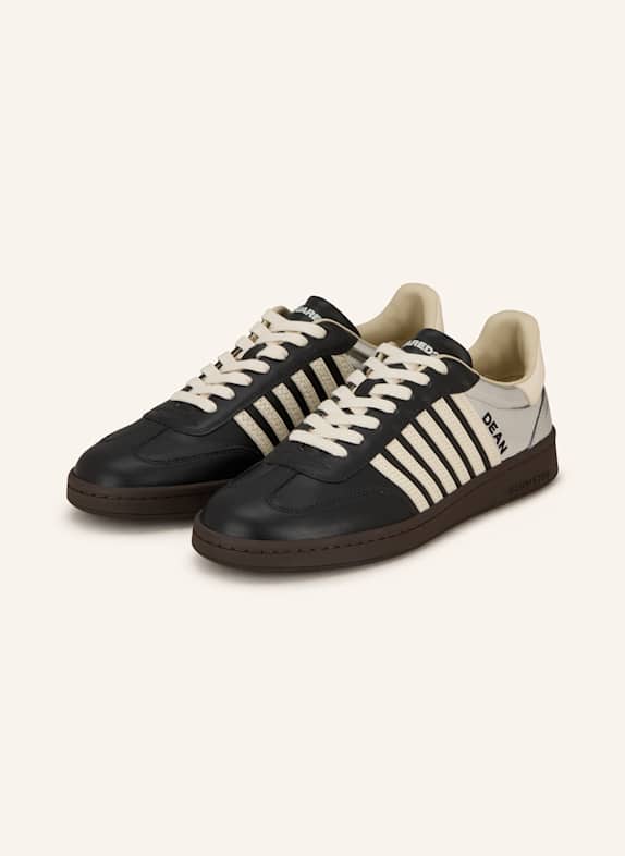 DSQUARED2 Sneaker SCHWARZ/ ECRU/ SILBER