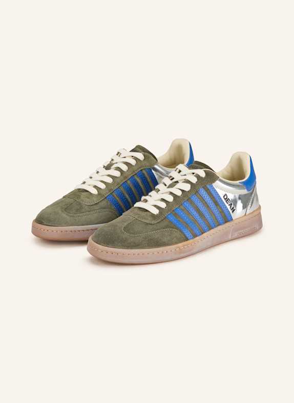 DSQUARED2 Sneaker BOXER KHAKI/ BLAU/ HELLGRAU