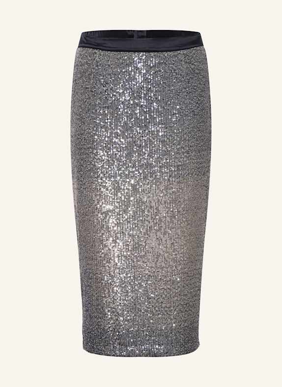 Shirt dress VALLO Shirt blouse LAMA SILVER/ BLACK