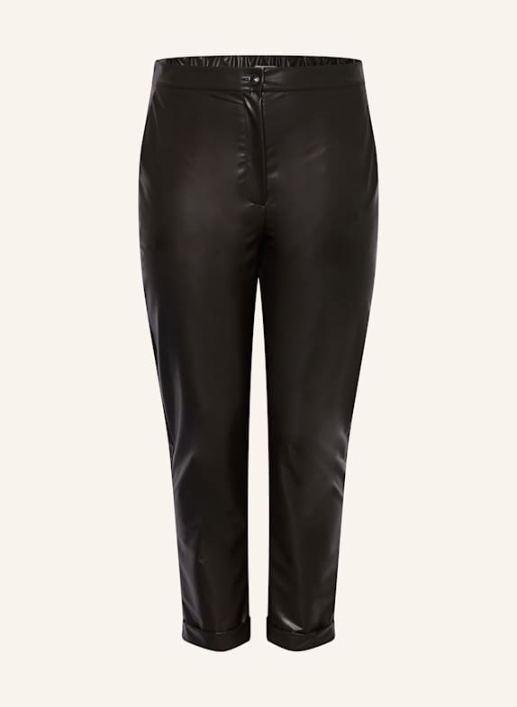 MARINA RINALDI VOYAGE 7/8-Hose MARTE in Lederoptik SCHWARZ