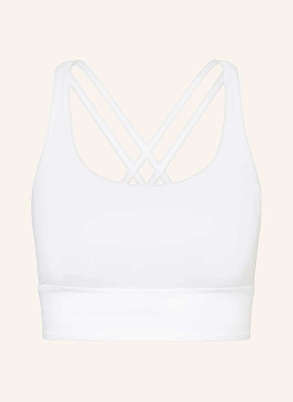 lululemon Sportovní podprsenka ENERGY LONGLINE KRÉMOVÁ