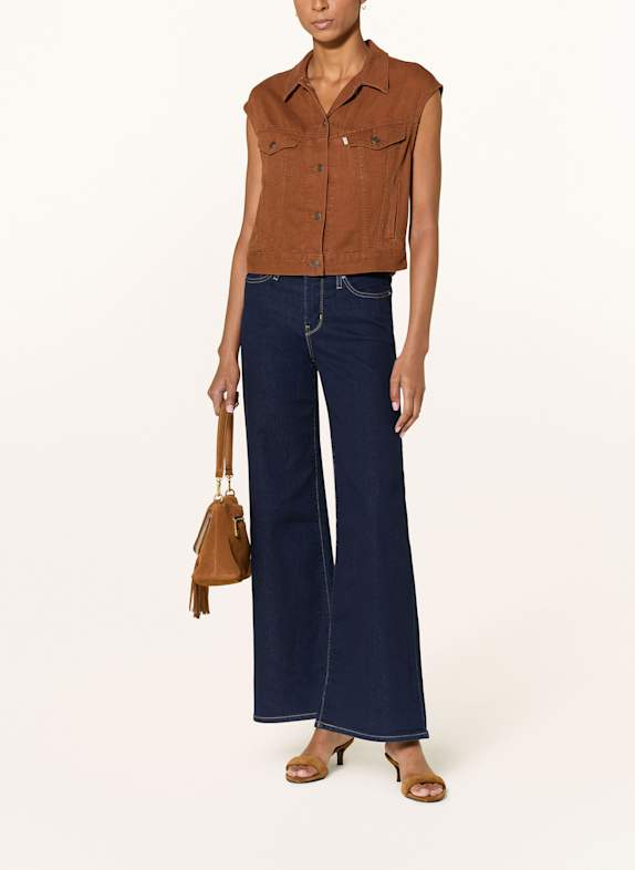 Levi's® Flared jeans 318 SHAPING WIDE LEG 09 Dark Indigo - Flat Finish