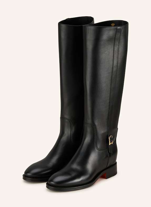 Santoni Stiefel HERMI SCHWARZ