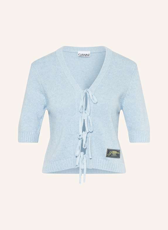 GANNI Strickhülle HELLBLAU