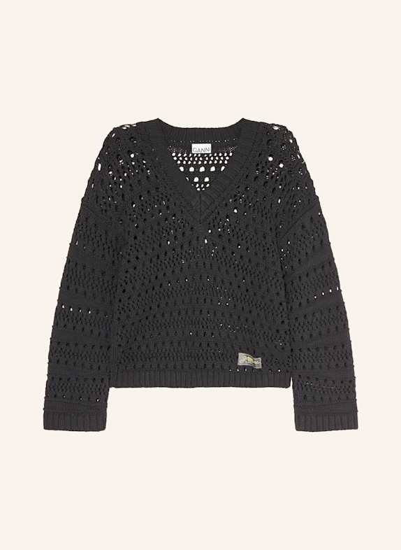 GANNI Sweater BLACK