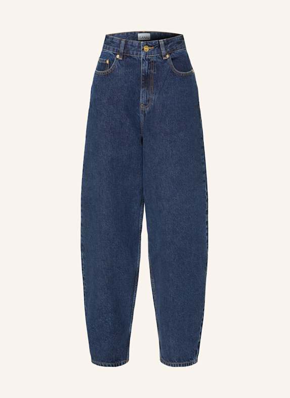 GANNI Barrel Jeans 568 Dark Blue Stone