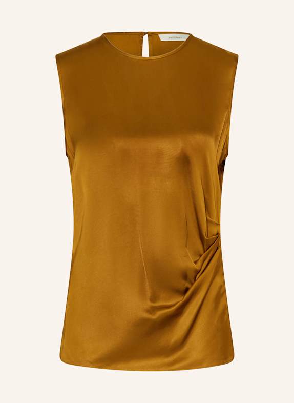 InWear Saténový top KAYLAIW VELBLOUDÍ