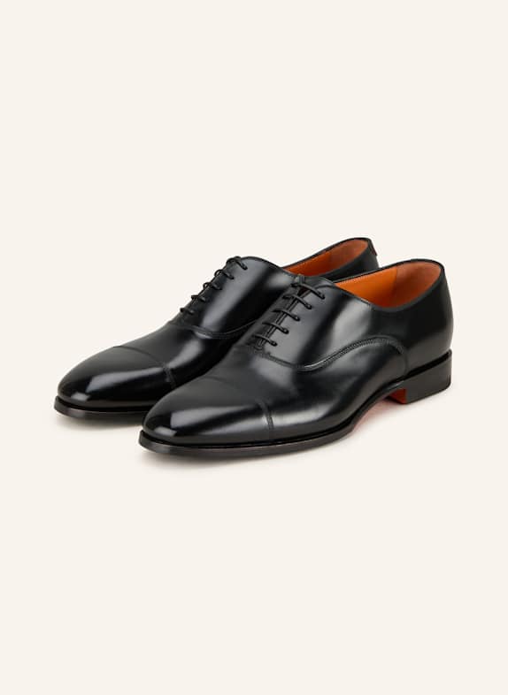 Santoni Schnürer ARCHIE SCHWARZ