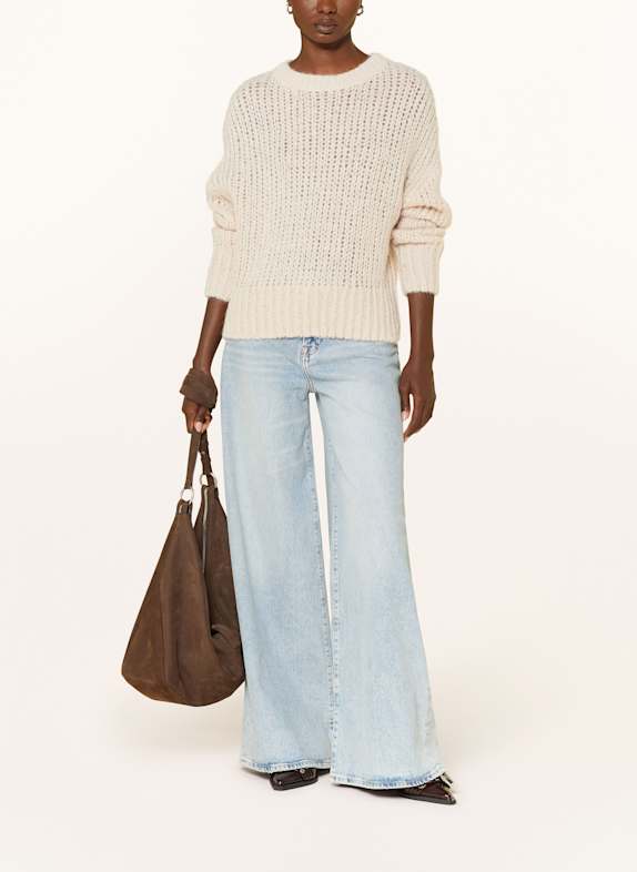 MRS & HUGS Trui met alpaca CRÈME