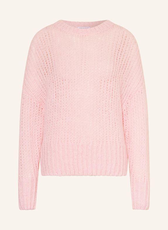 MRS & HUGS Sweater with alpaca PINK