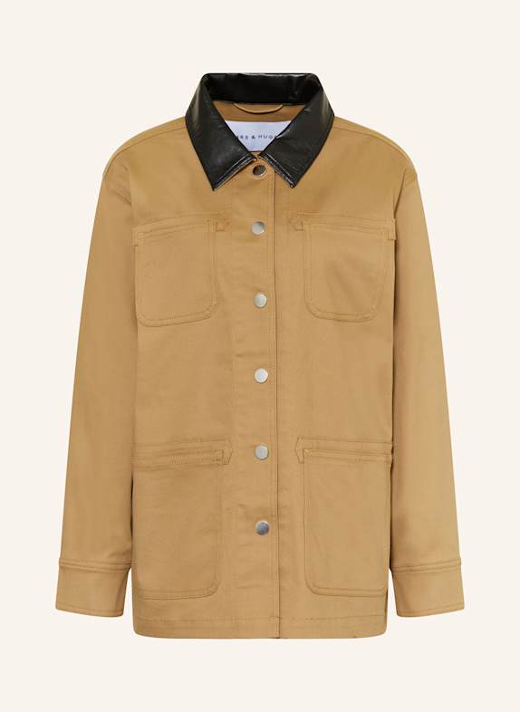 MRS & HUGS Field jacket CAMEL