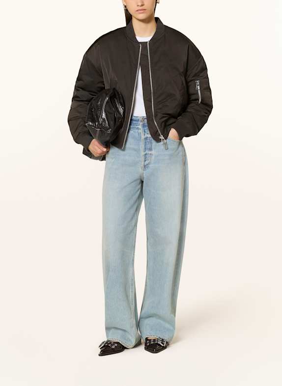 MRS & HUGS blouson MARRON FONCÉ