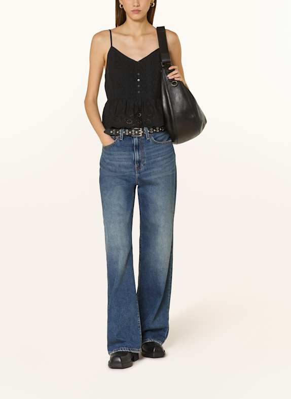 Levi's® Wide Leg Jeans RIBCAGE WIDE LEG 12 Dark Indigo - Worn In