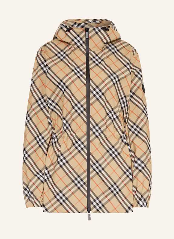 BURBERRY Jacke BEIGE/ SCHWARZ/ ROT