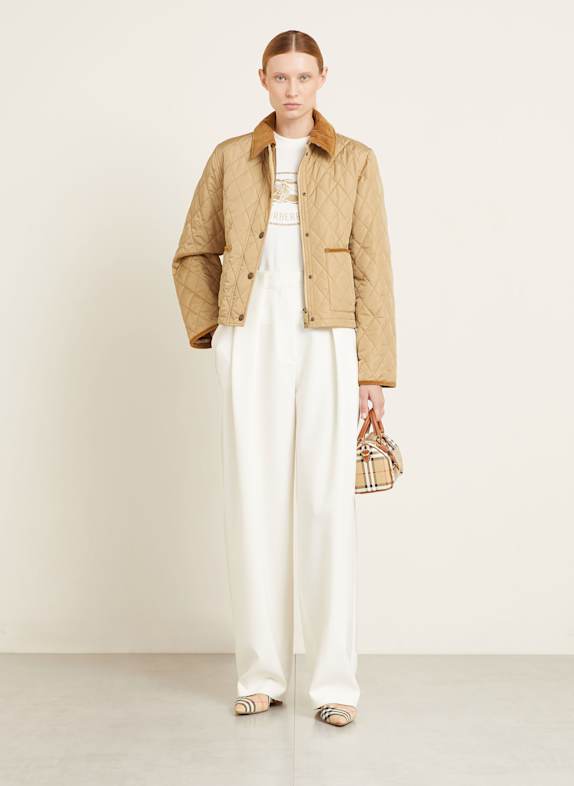 BURBERRY Veste matelassée OLDHAM BEIGE
