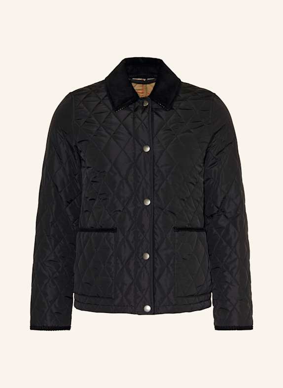 BURBERRY Steppjacke SCHWARZ/ BEIGE