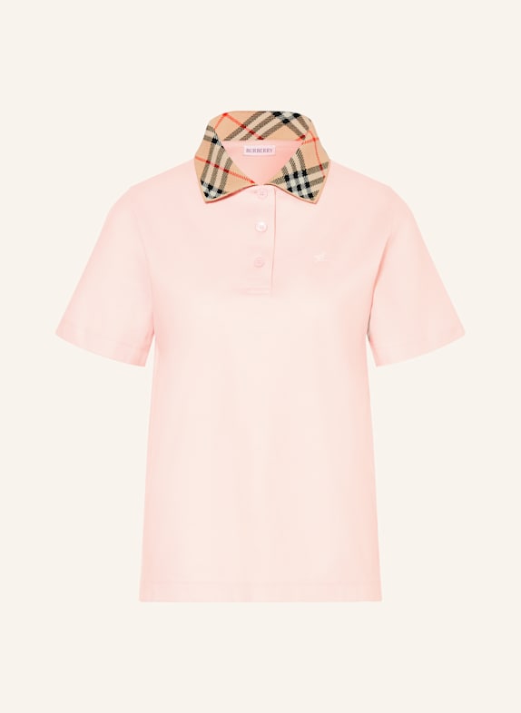 BURBERRY Piqué-Poloshirt HELLROSA