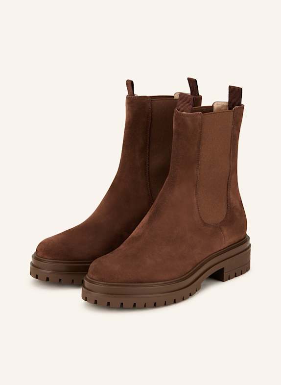 Gianvito Rossi Chelsea-Boots BRAUN