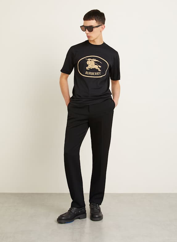 BURBERRY tricou NEGRU