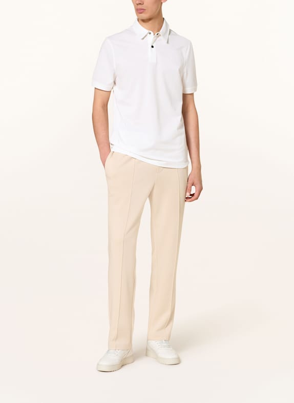 BOGNER Piqué poloshirt TIMO Regular Fit ECRU