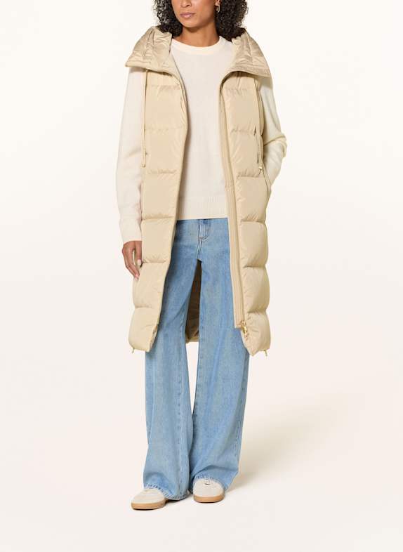 Rich & Royal Daunenweste HELLBRAUN